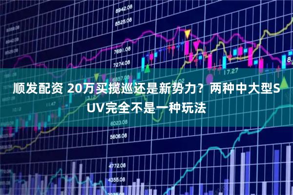 顺发配资 20万买揽巡还是新势力?两种中大型SUV完全不是一种玩法
